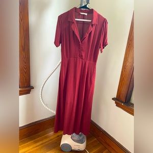 Vintage-Style Mod Ref collared dress